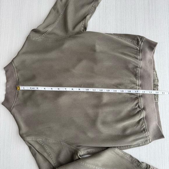Mossimo Supply Co. Bomber Jacket M Olive Green Pocket Casual Streetwear - Picture 10 of 12